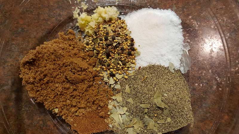 Spices in a bowl.